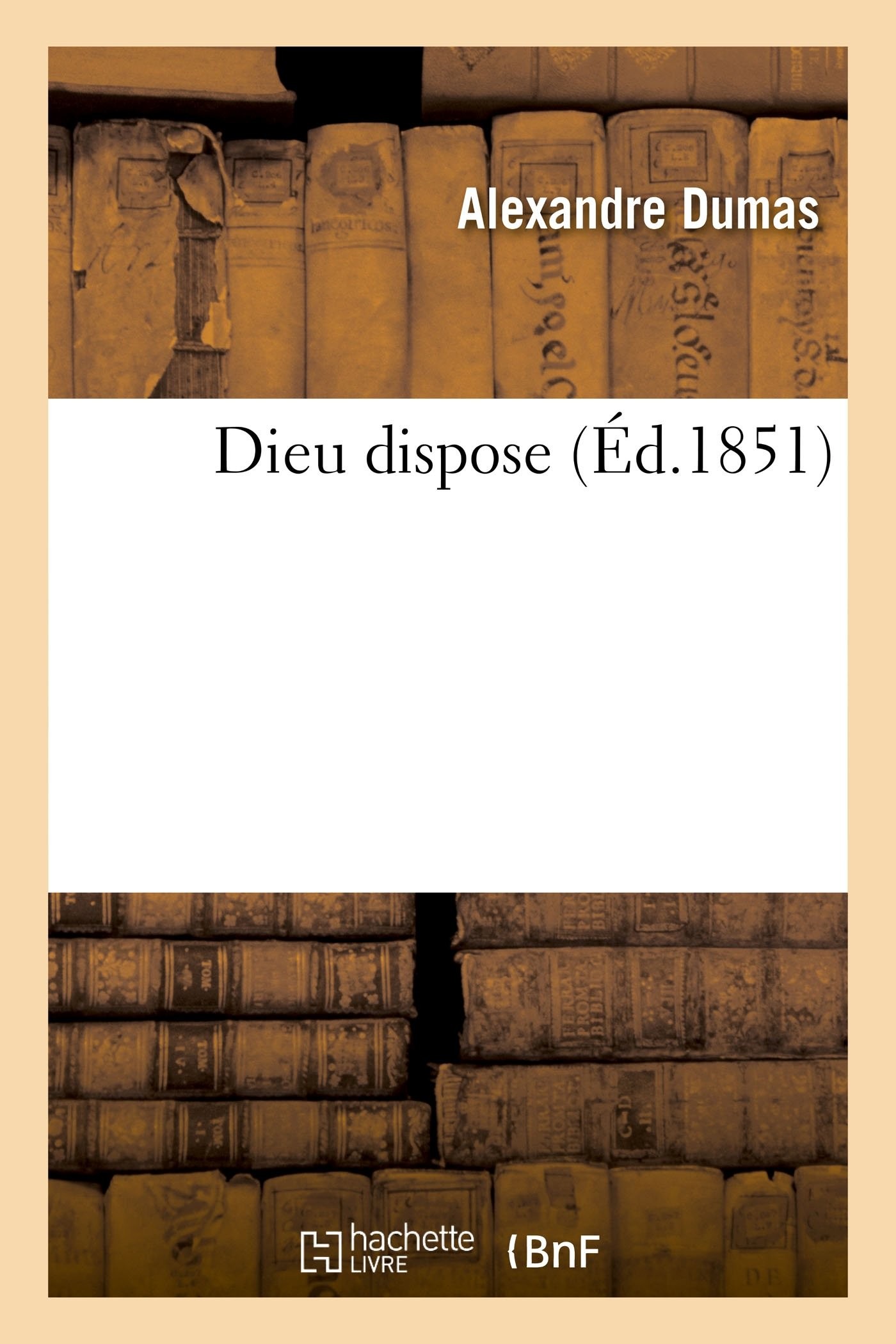 Couverture actuelle de Dieu dispose