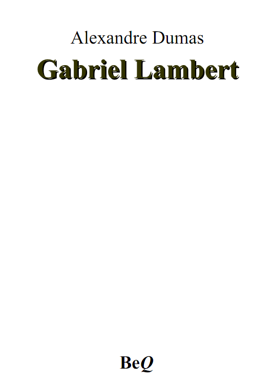 Couverture actuelle de Gabriel Lambert