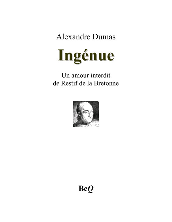 Couverture actuelle de Ingénue 1