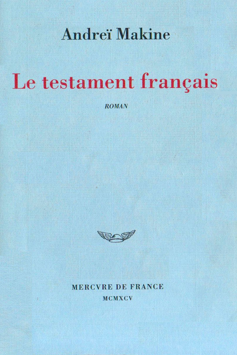 Couverture actuelle de Le testament français