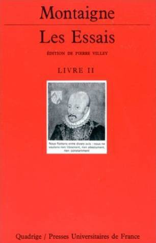 Couverture actuelle de Les Essais, Livre II