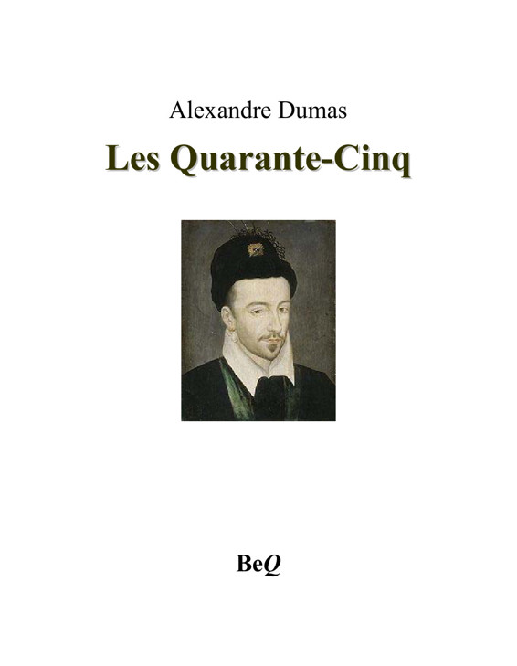 Couverture actuelle de Les Quarante-Cinq III