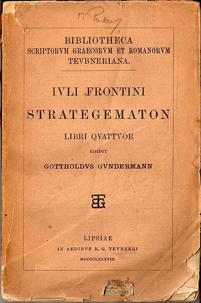 Couverture actuelle de Les quatre livres des stratagèmes
