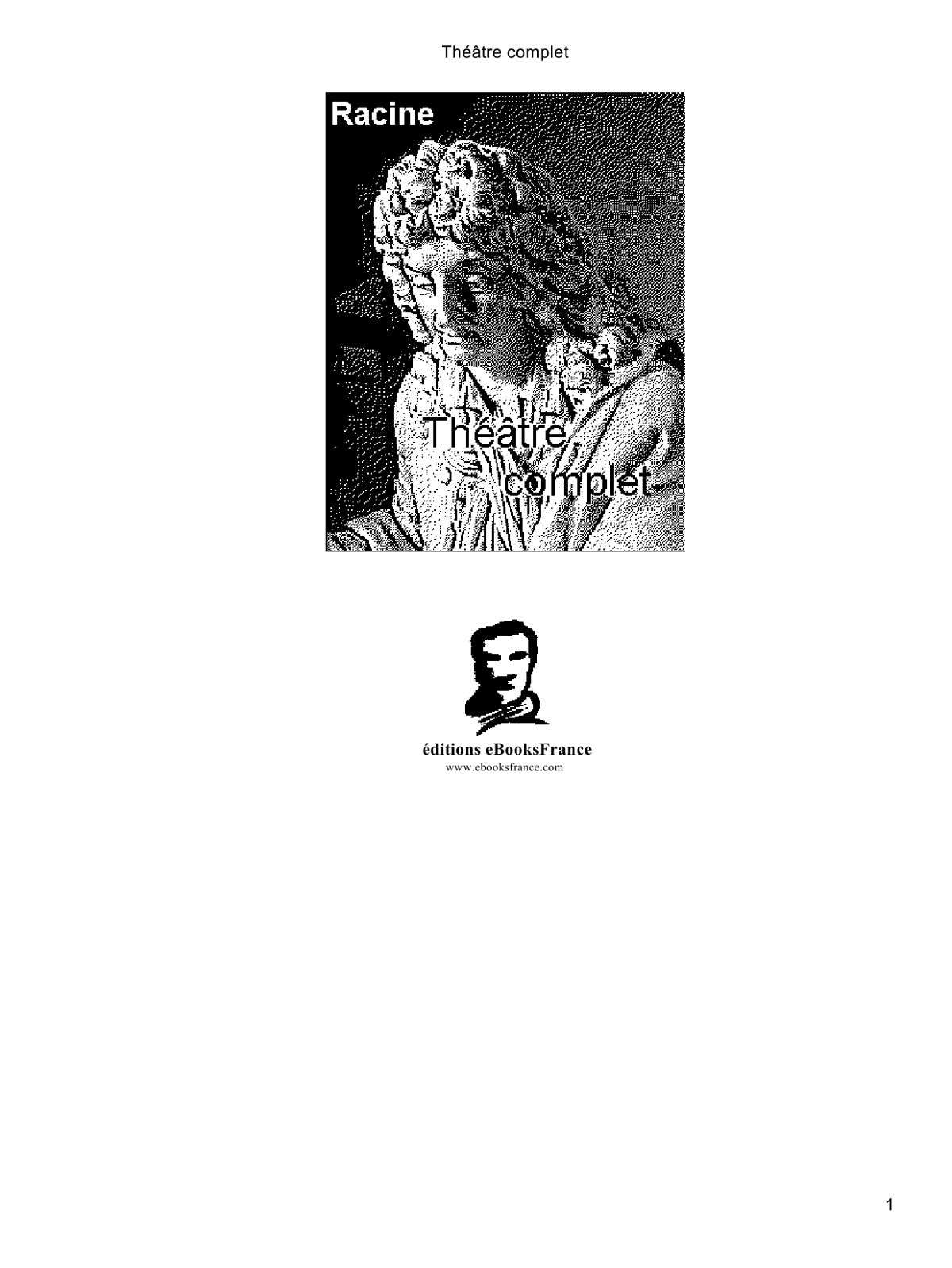 Couverture actuelle de Théâtre complet