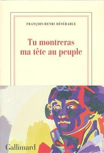 Couverture actuelle de Tu montreras ma tête au peuple